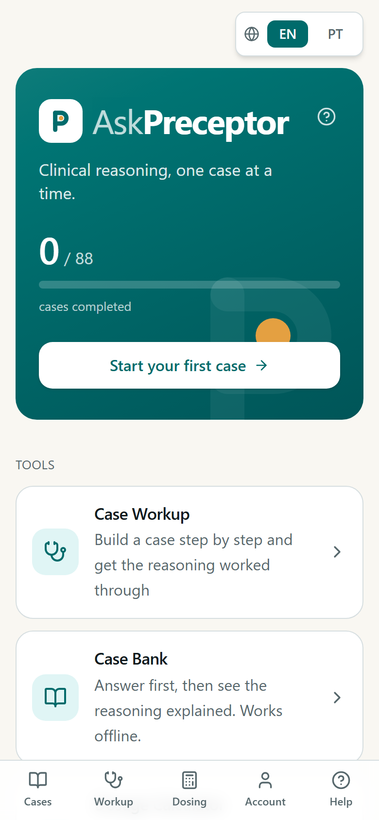 The three tools, and the bar at the bottom that moves between them.
